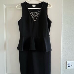 Elegant Black Sleeveless Dress